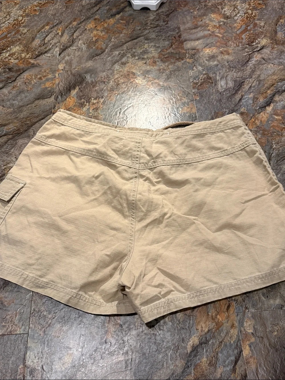 Casual Beige Drawstring Women’s Shorts size small